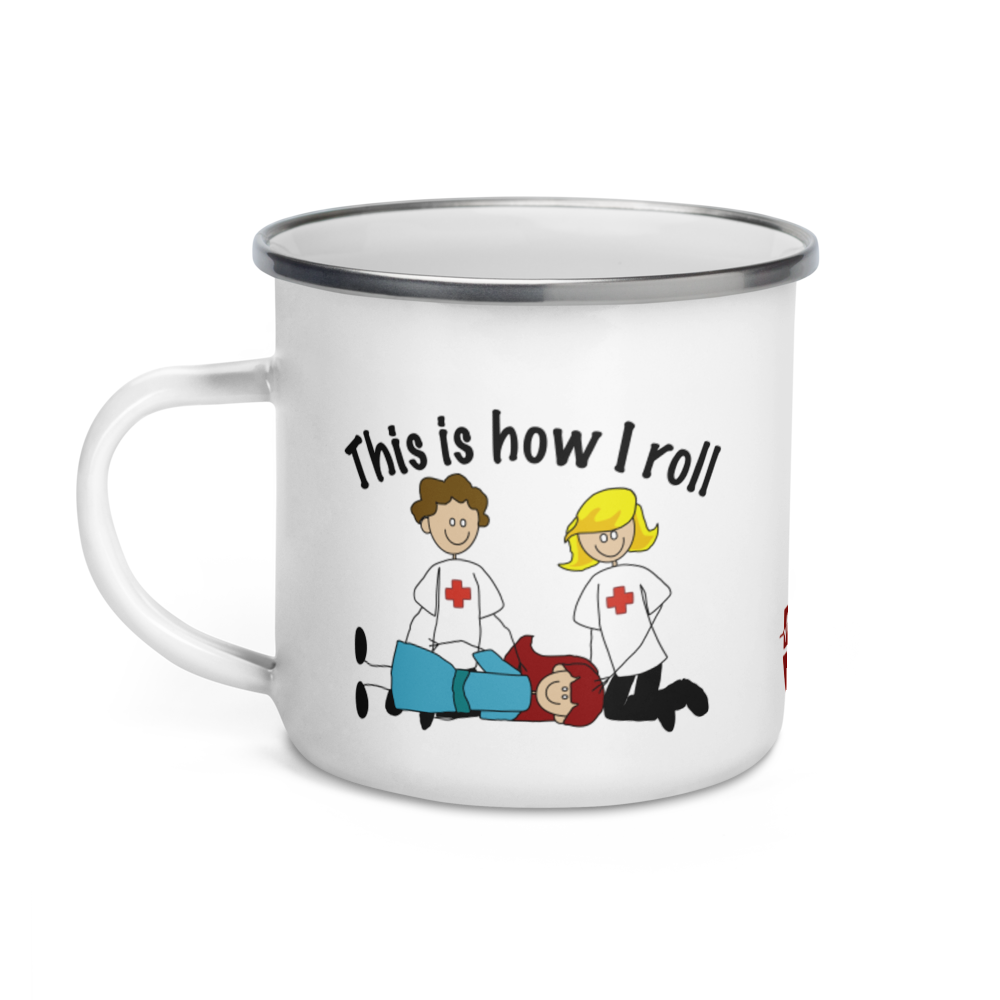 This is how I roll - Enamel Mug