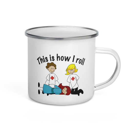 This is how I roll - Enamel Mug